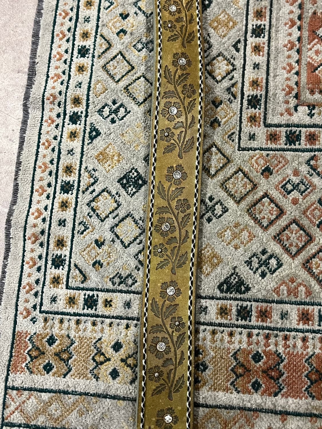 빈티지 플라워 스톤 벨트 #csz2498 상품이미지4