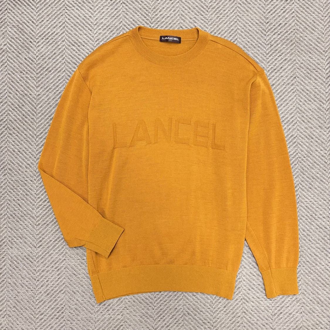 란셀 레터링 니트 v1009 상품이미지1