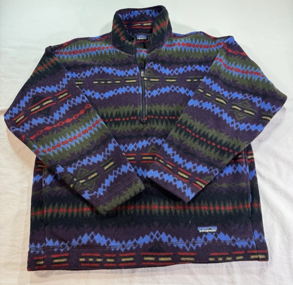 94FW 파타고니아 빈티지 신칠라 플리스 풀오버 사카제아 패턴 상품이미지1