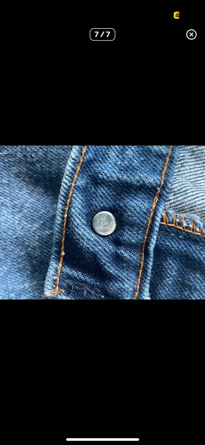 80s 빈티지 리바이스 517 오렌지탭 (진청) 상품이미지7