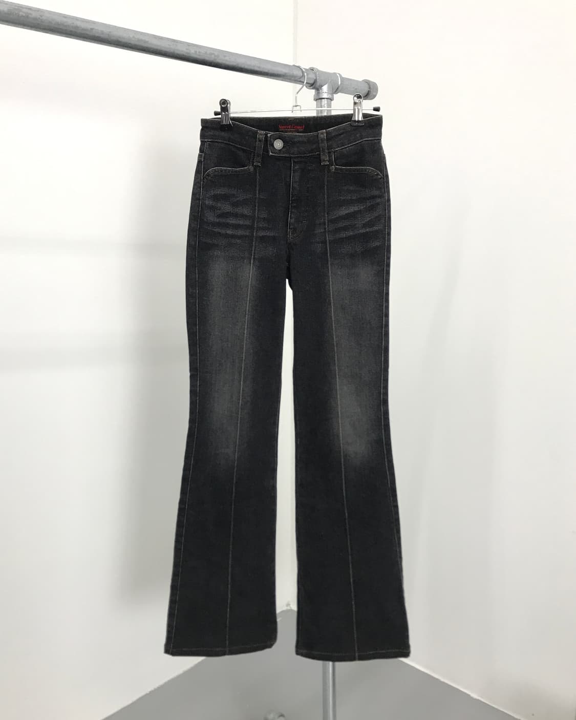 Jpn Black Washed Bootcut Jeans 상품이미지5