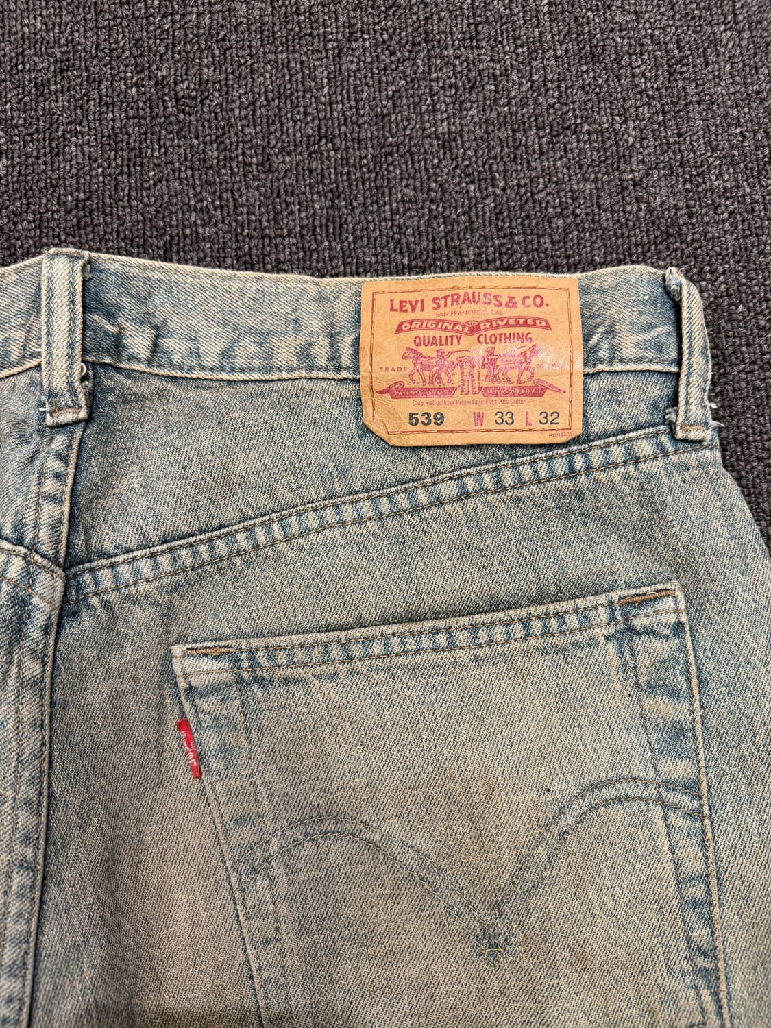 33)리바이스 빈티지 539 데님팬츠 상품이미지7