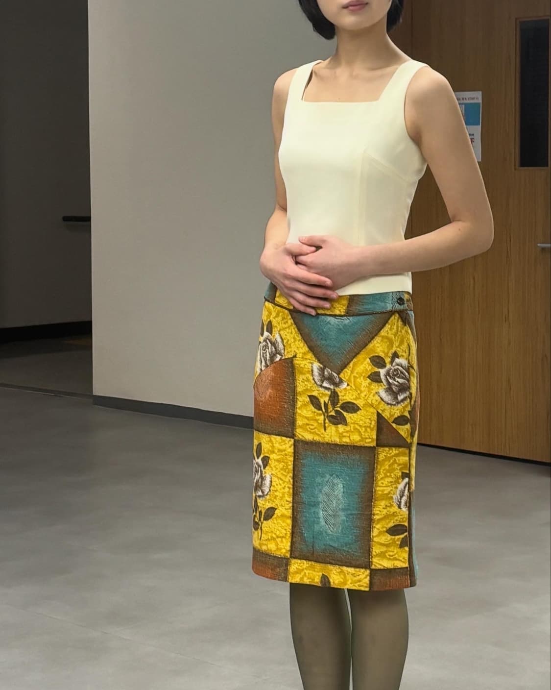 Antique Rose Skirt 앤틱 장미 스커트 상품이미지5