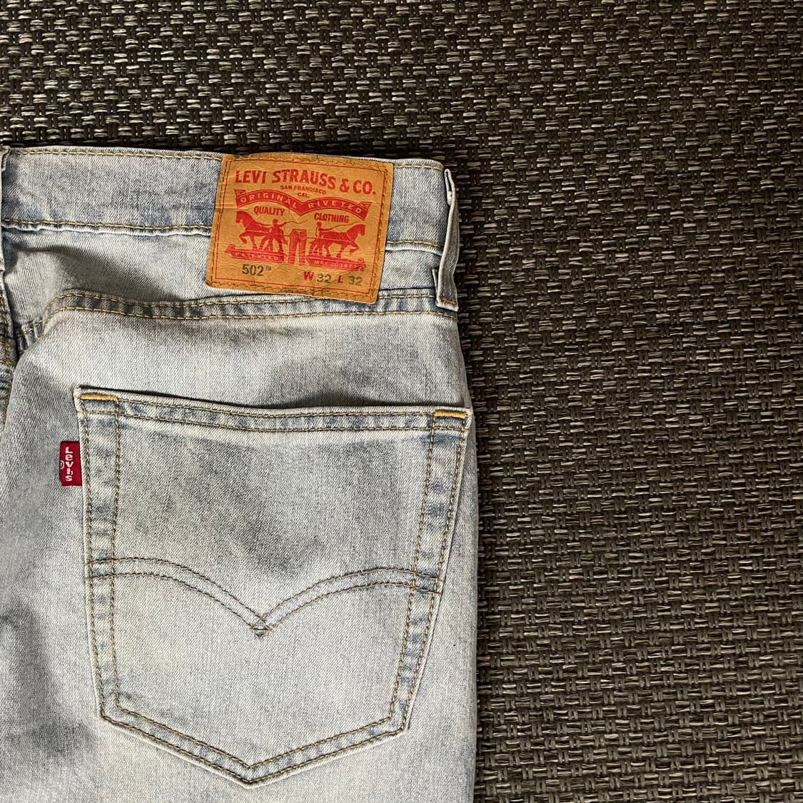 (32) 리바이스 502 32X32 연청 데님 팬츠 상품이미지5