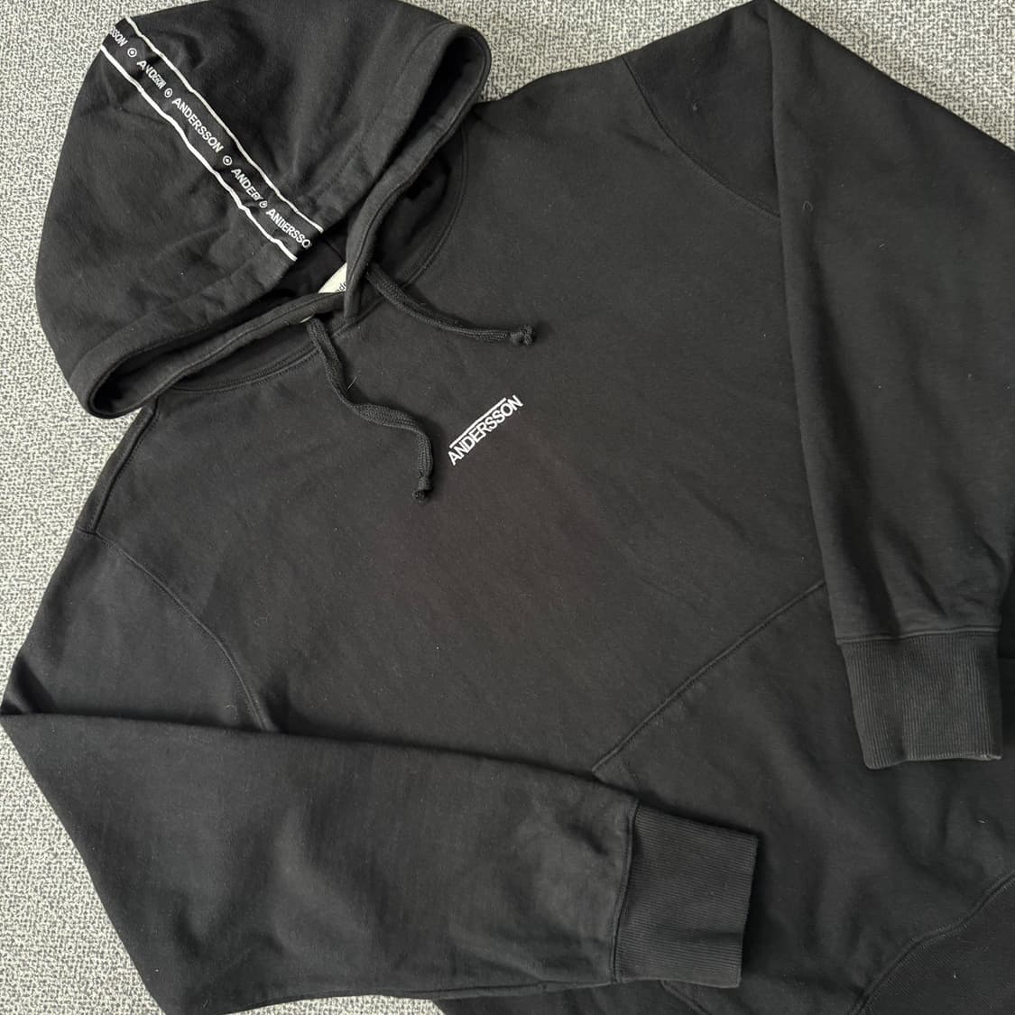 앤더슨벨 빅로고 후드 상품이미지3