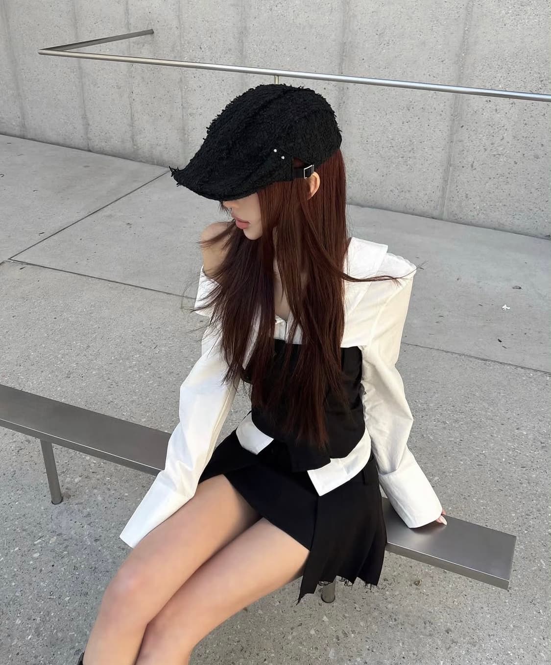 보헤미안서울 원숄더 셔츠 ONE SHOULDER SLIM-FIT 상품이미지2