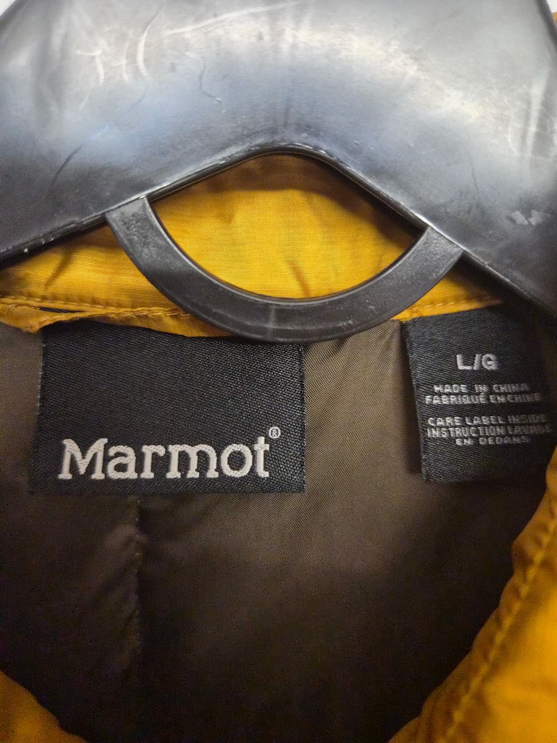 해외 L) 마모트 골드 브라운 경량패딩 셔츠 자켓 팝니다 상품이미지4