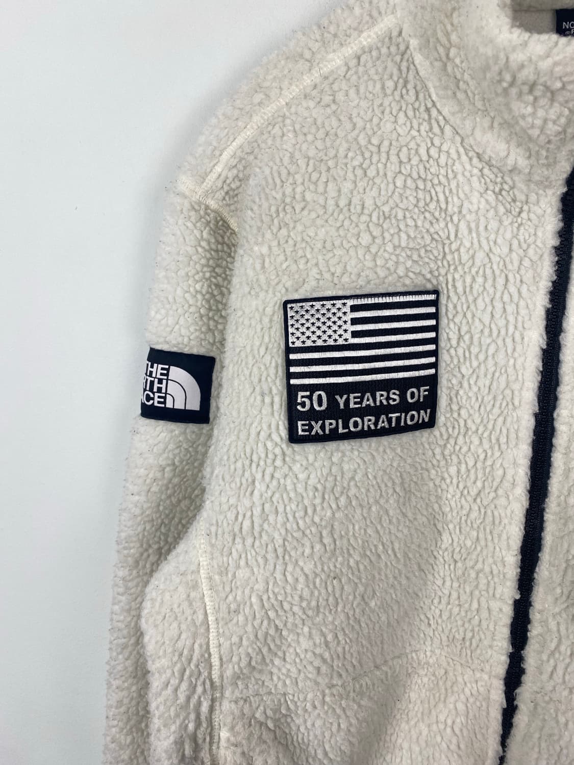 노스페이스 50주년 뽀글이 양털 후리스자켓 M 상품이미지3