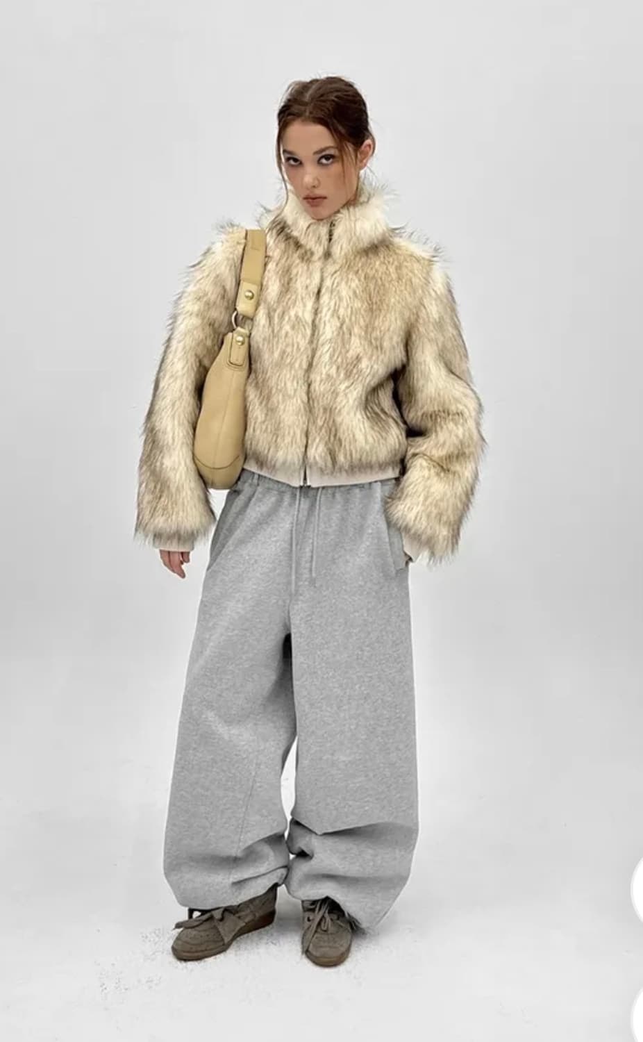 블랙업 [MADE] 라뷰 투톤퍼 하이넥 점퍼  상품이미지1