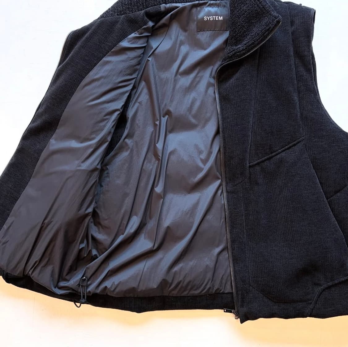 시스템옴므 구스다운 베스트 파카 상품이미지4