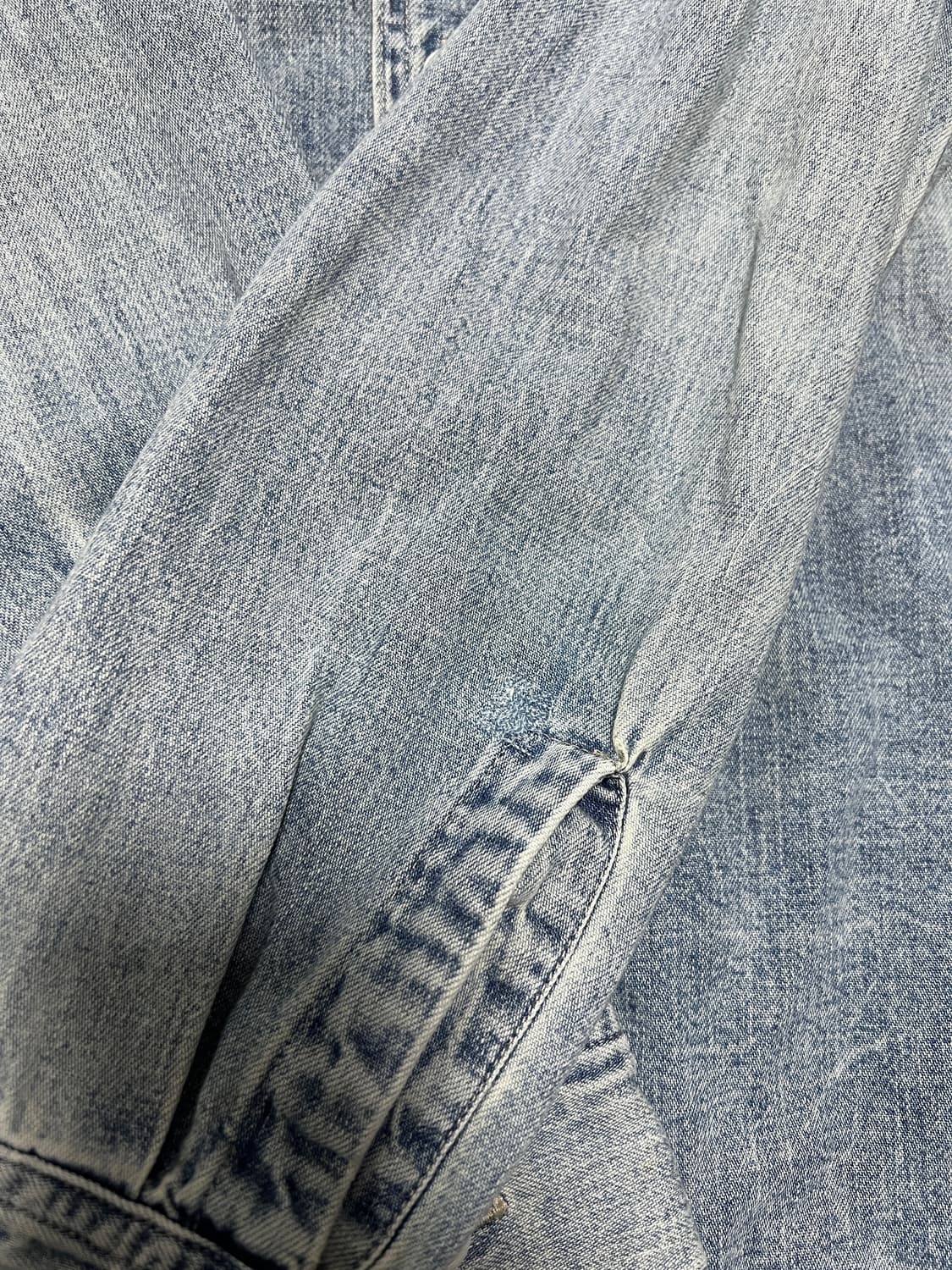 택포15) RRL 더블알엘 인디고 데님 워크셔츠 M 상품이미지6