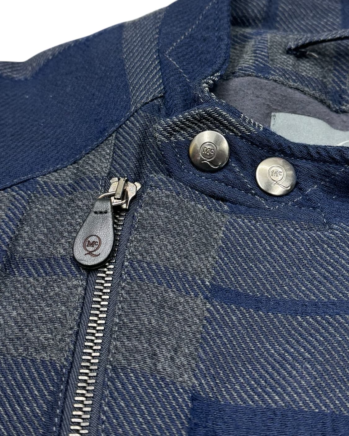 알렉산더 맥퀸 울 체크 라이더 자켓 상품이미지9