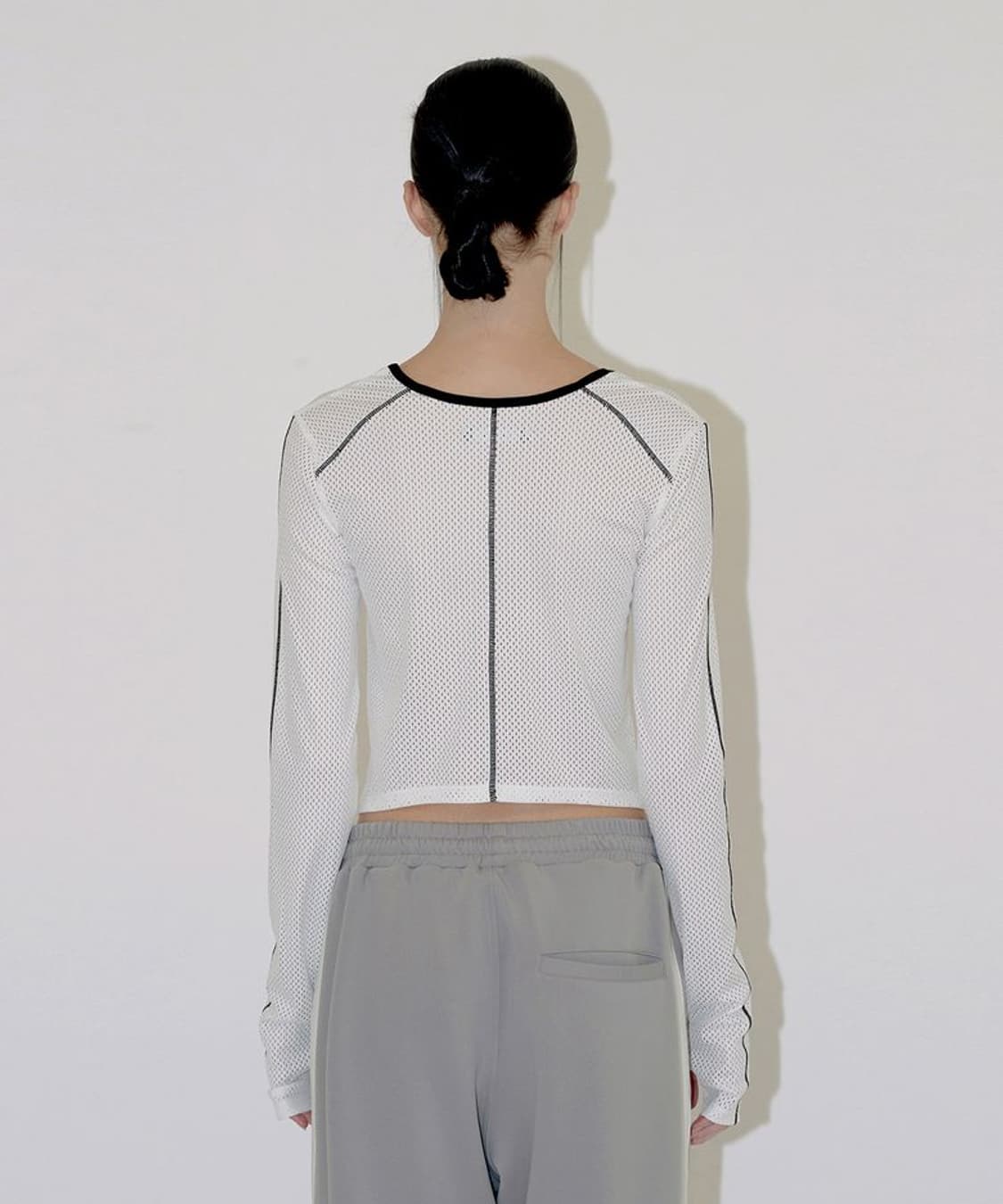 다이애그널(DIAGONAL)메쉬 져지 티 상품이미지3