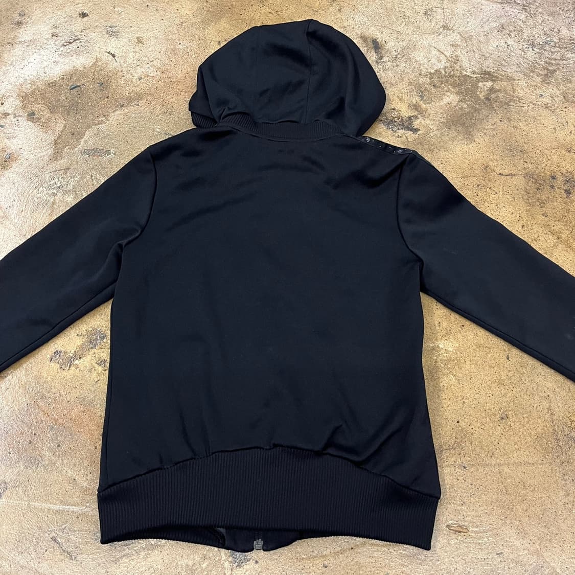 아디다스 올블랙 후플 플락 져지 후드집업 95 상품이미지4