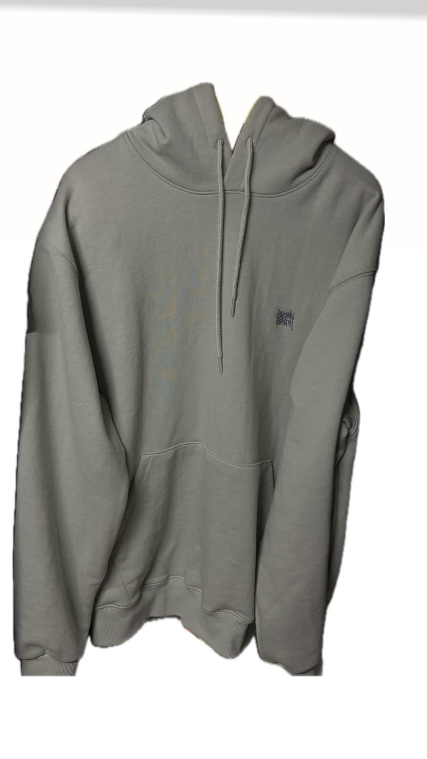 브라운 브레스 태그 후드 민트 그레이  상품이미지3