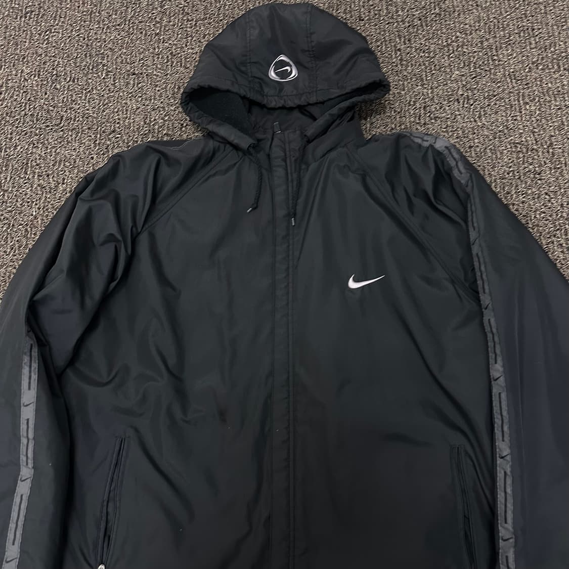 NIKE 나이키 기모 바람막이 자켓 블랙 2XL 상품이미지2