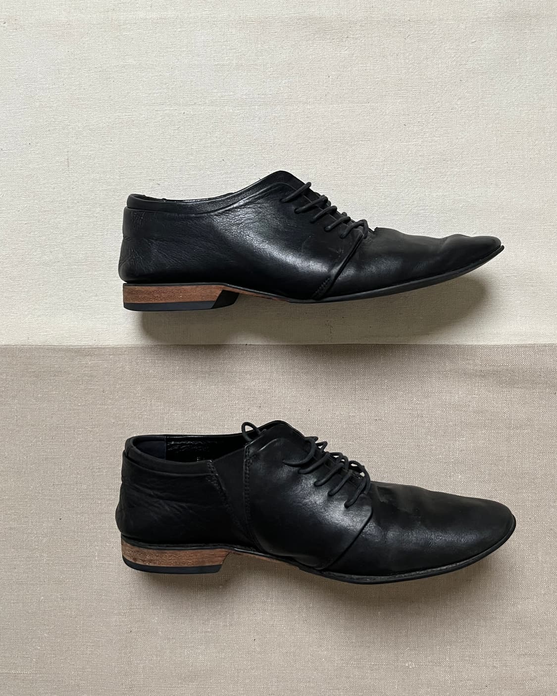 요지야마모토 레이어드 레이스업 슈즈 Y’s yohji yamamoto 상품이미지3