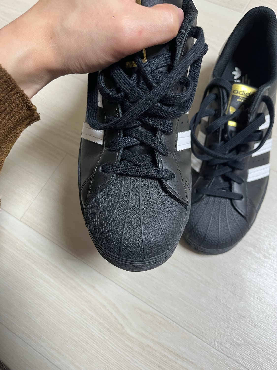 [아디다스] 슈퍼스타 코어 블랙 화이트_265 상품이미지7