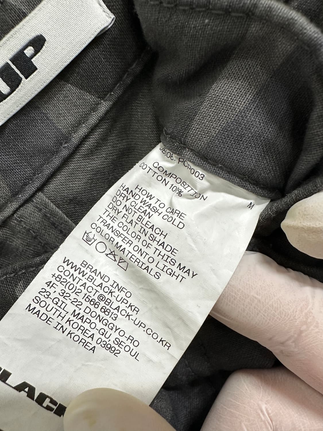 블랙업 카모 카고 팬츠 M 사이즈 (28-29인치) 상품이미지3