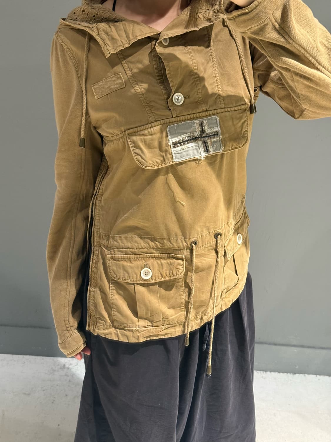 Napapijri pocket detail anorak hoodie 상품이미지4