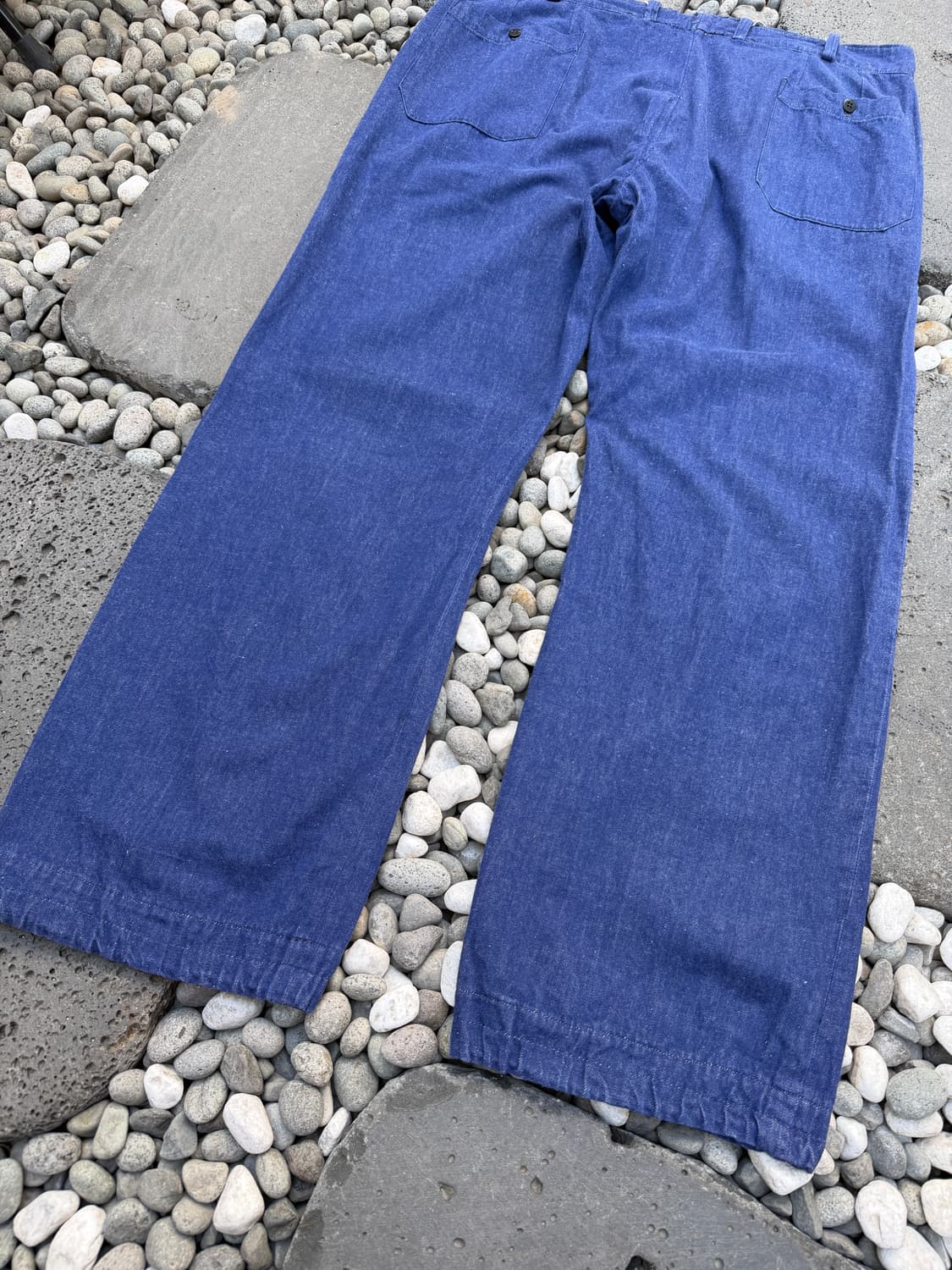1970s FRENCH WORK DENIM WIDE 데님 프렌치워크팬츠 상품이미지10