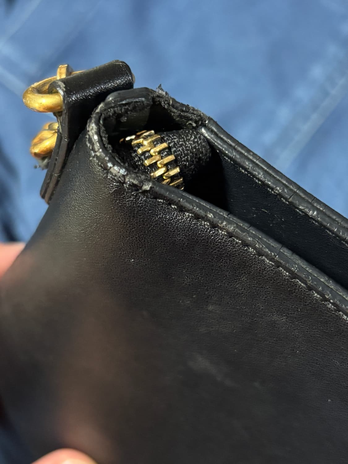 vintage hazzys leather shoulder bag 상품이미지10