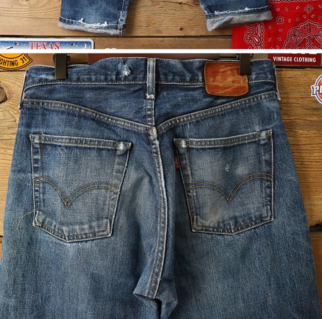 일본판 90s levis 리바이스 LVC 503BXX 빅E 셀비지 데님  상품이미지6