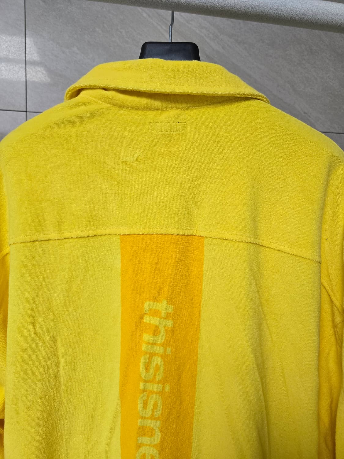 디스이즈네버댓 로고 옐로우 셔츠 XL 상품이미지5