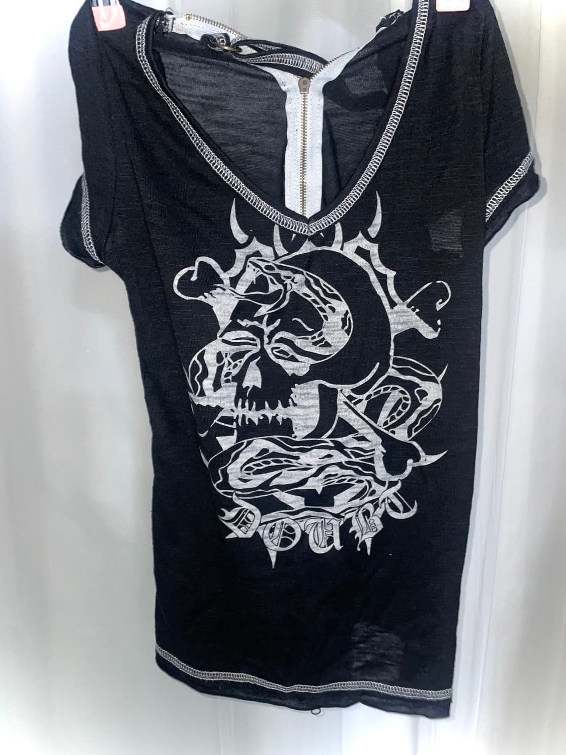 빈티지 티셔츠 고스 펑크 미사깔 상품이미지4