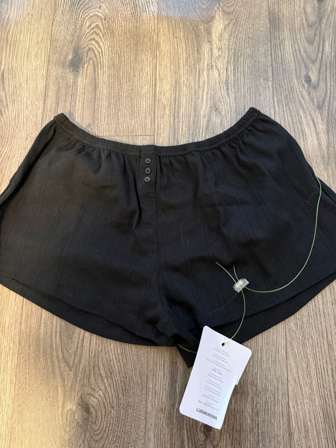 Coucou intimates 블랙 포인텔 쇼츠 상품이미지2