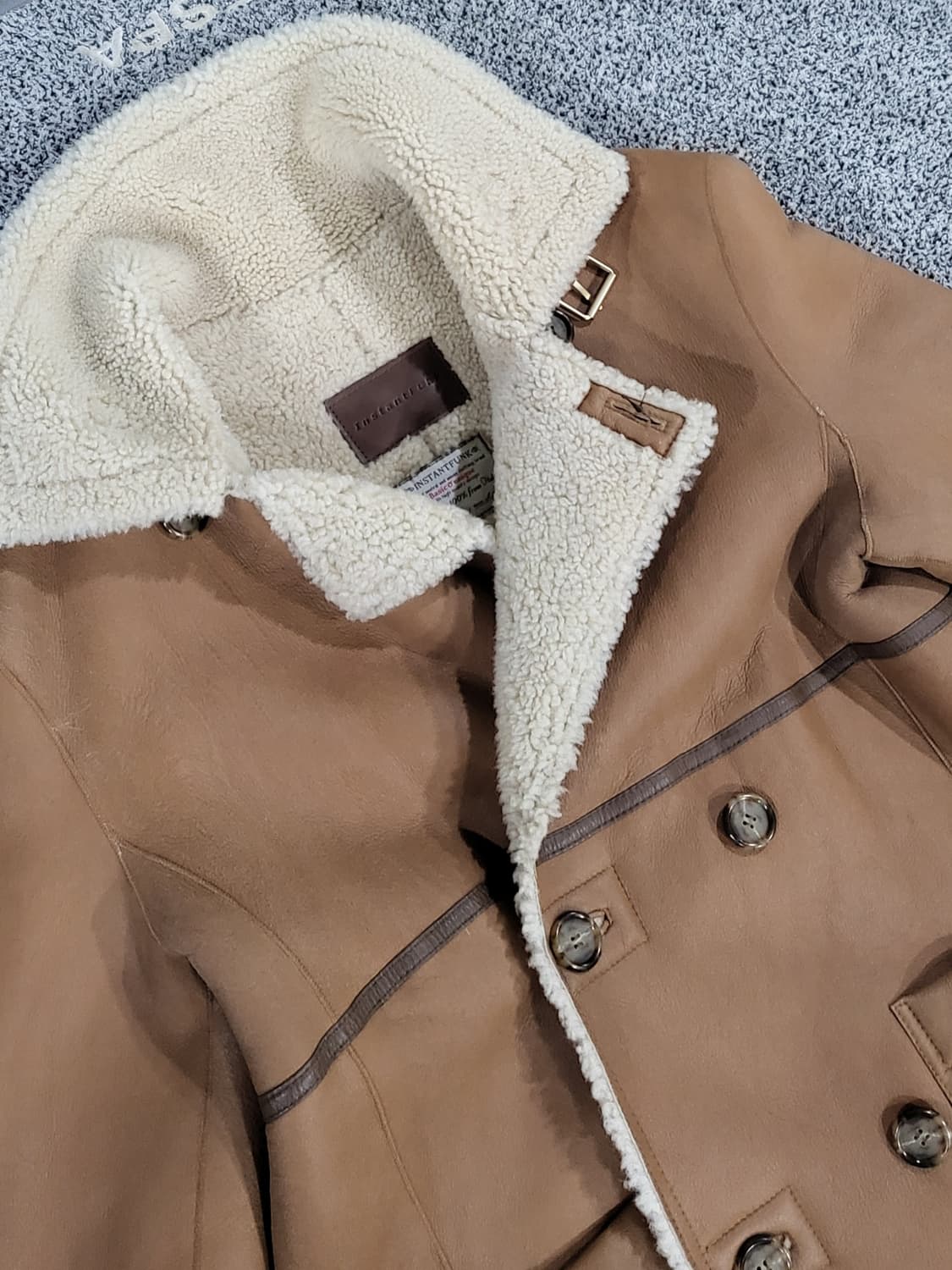 인스턴트펑크(InstantFunk) 무스탕 코트 상품이미지4