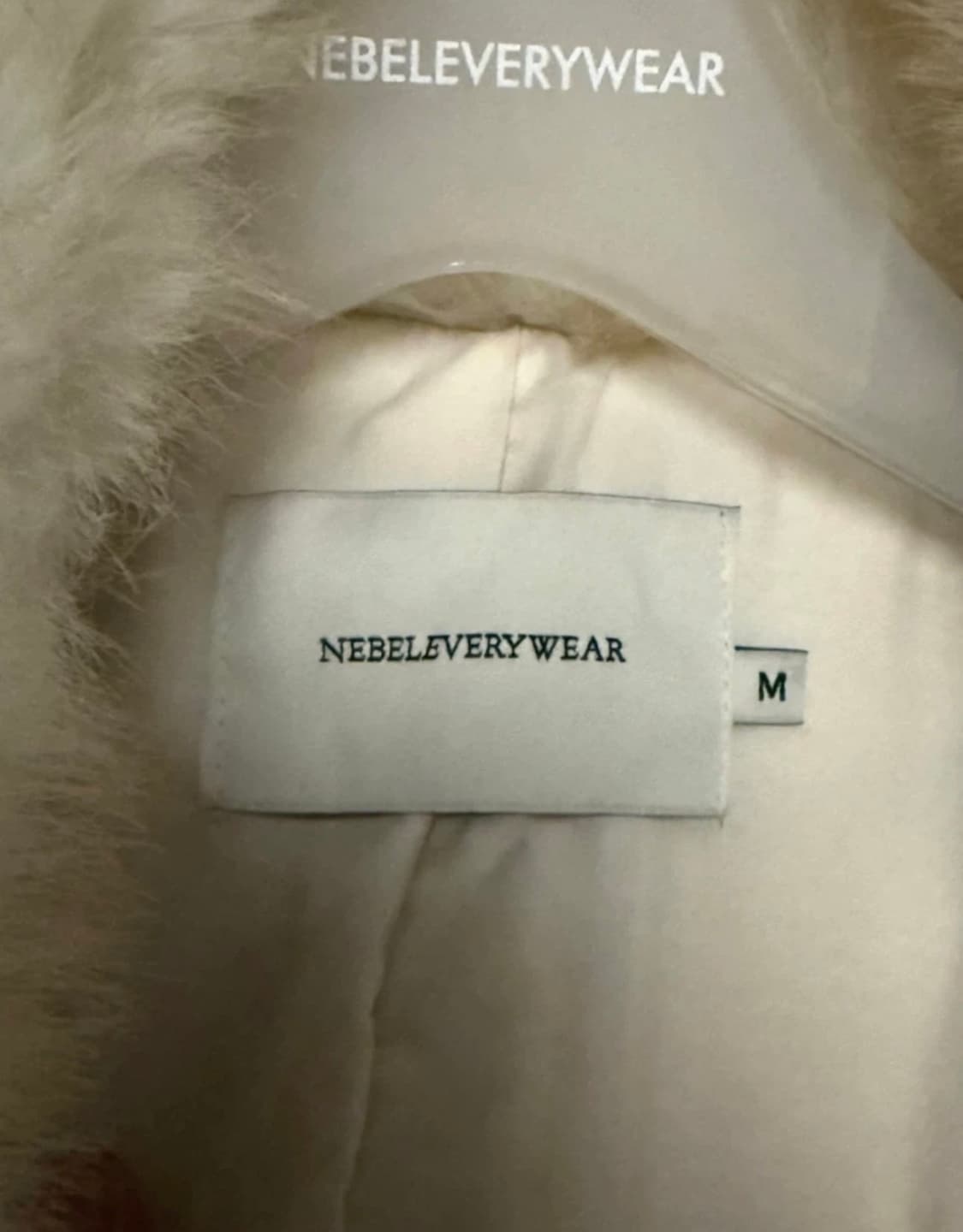 네벨에브리웨어 퍼자켓 아이보리 색상 M 상품이미지5