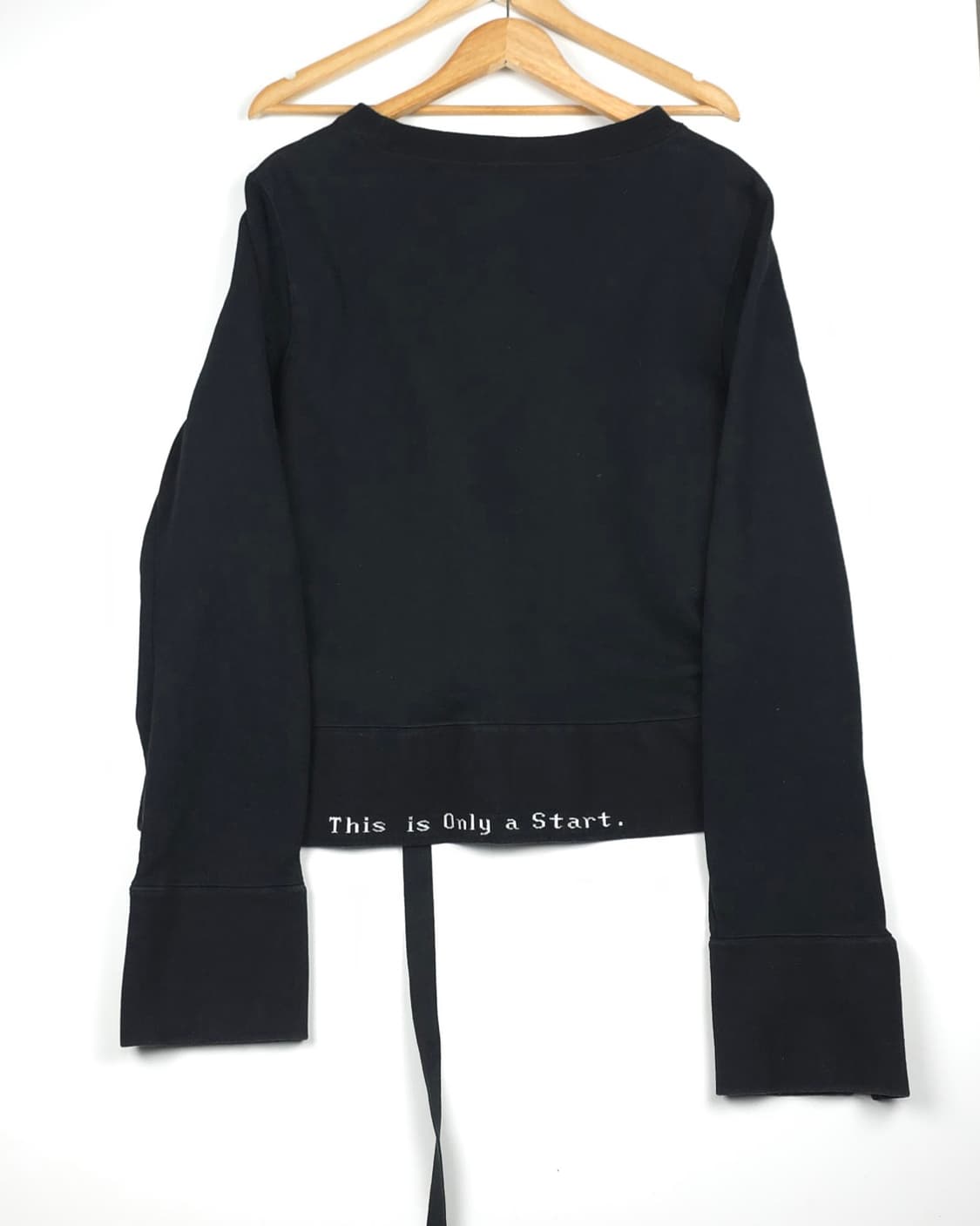 [85] 메종 미하라 야스히로 보트넥 크롭 스웻셔츠 상품이미지10