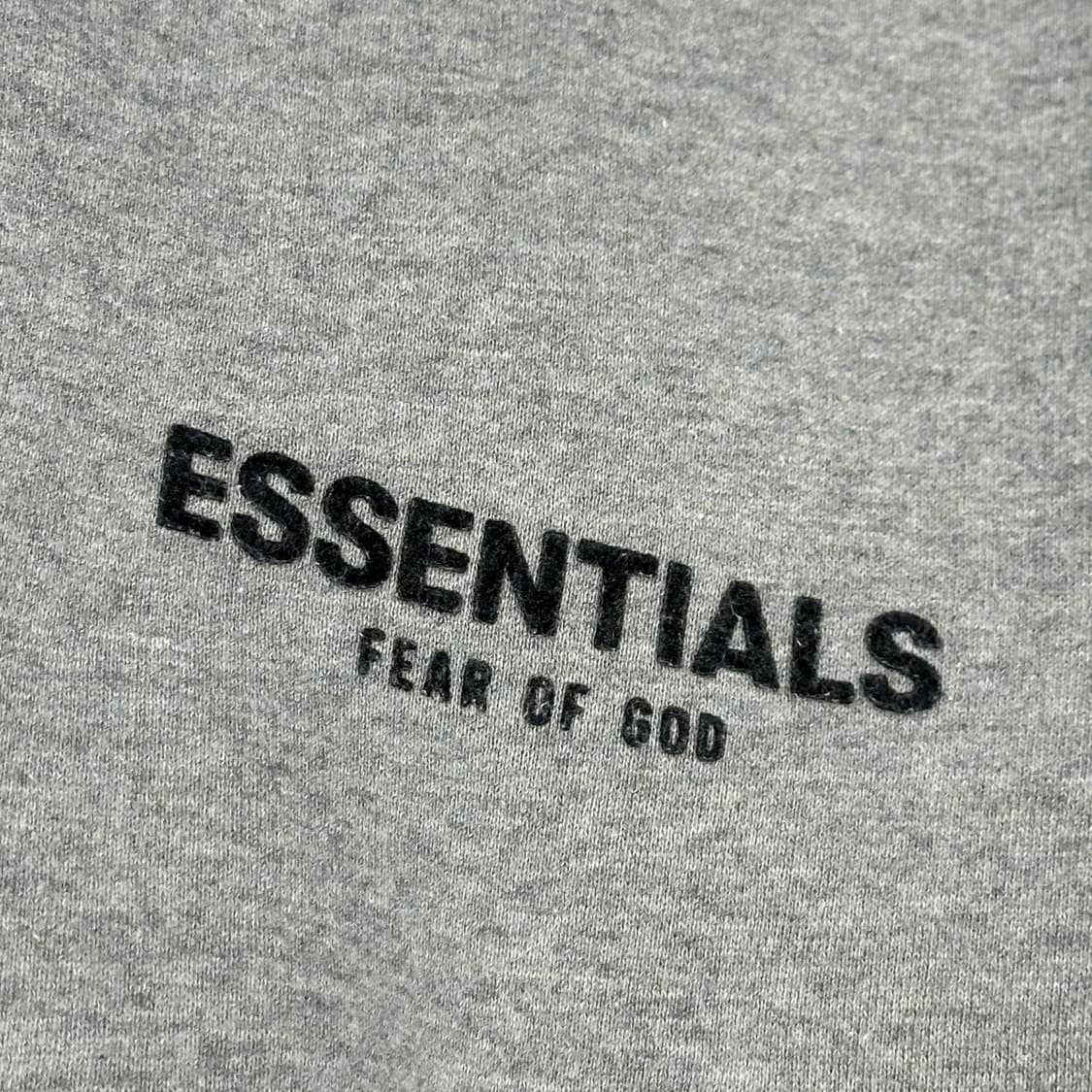 피오갓 에센셜 백로고 다크그레이 맨투맨 (실측 M) 상품이미지4