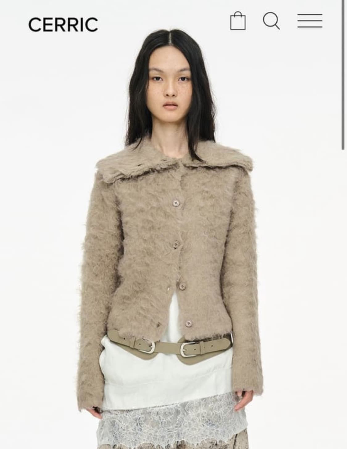 세릭 헤어리 가디건 구해요 상품이미지1