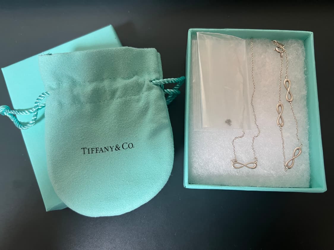티파니 인피니티 목걸이 & 엔드리스 브레이슬릿 세트 상품이미지1