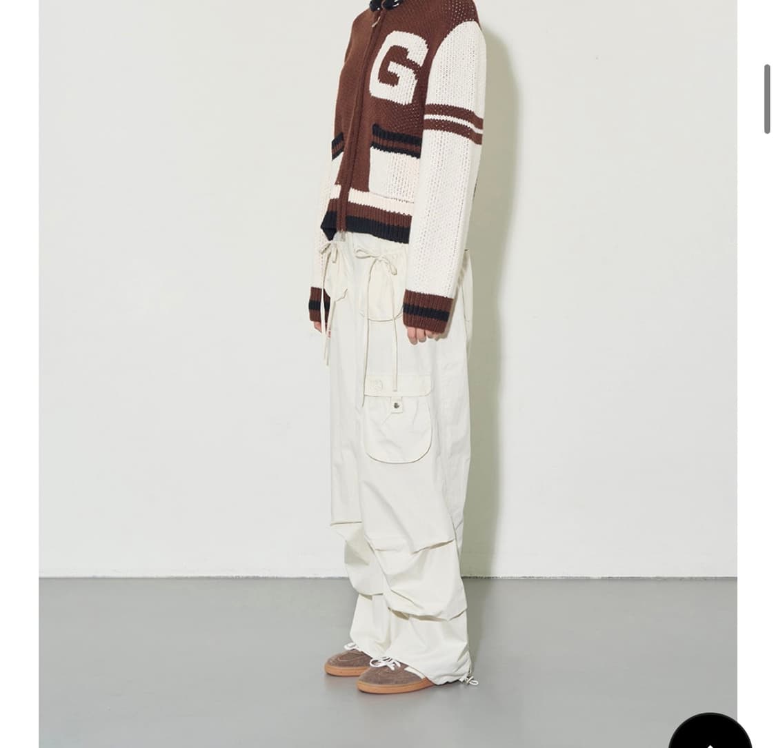 일리고 투턱 포켓 카고 팬트 아이보리 상품이미지3