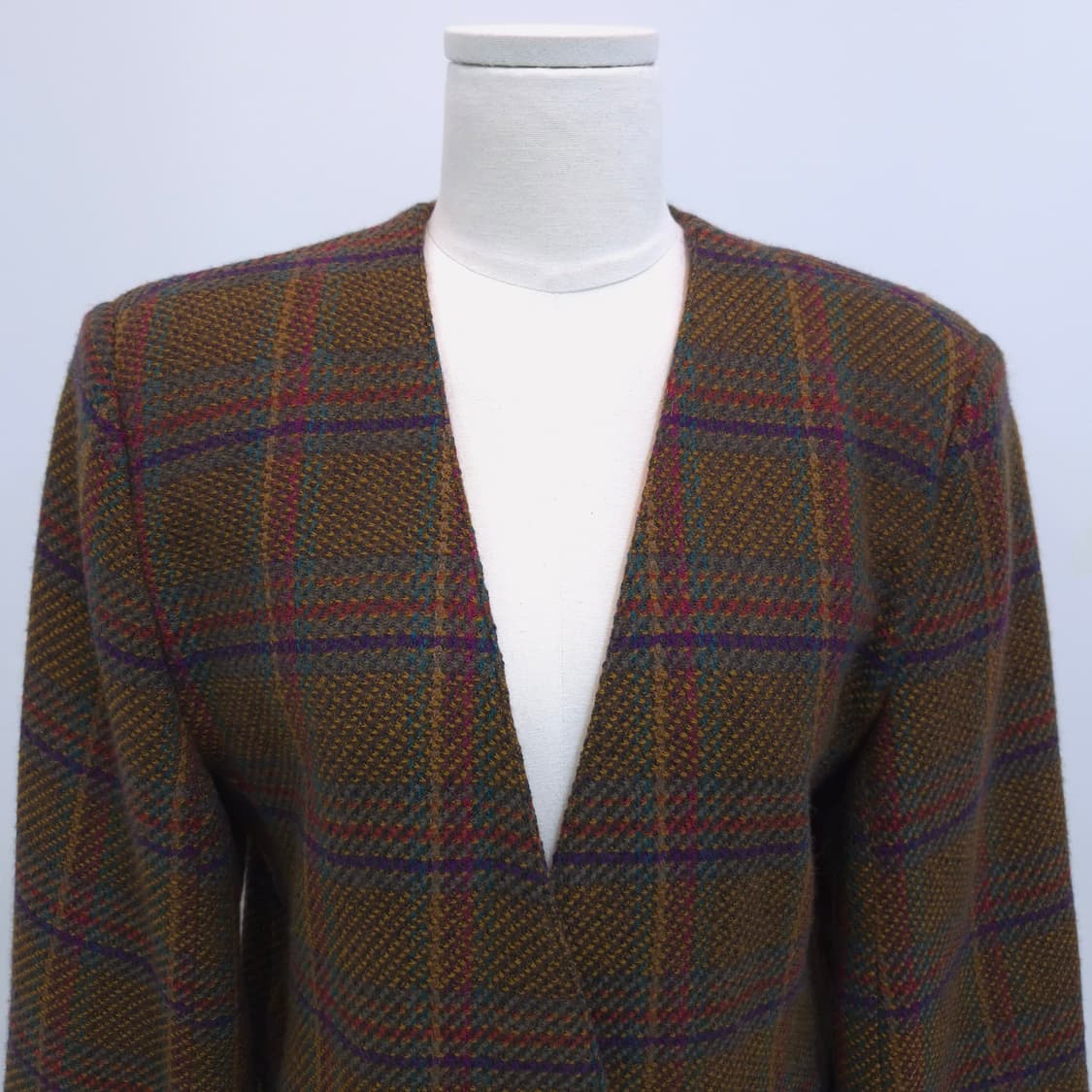 PIGEON HEART 울 100% 체크 자켓 상품이미지2