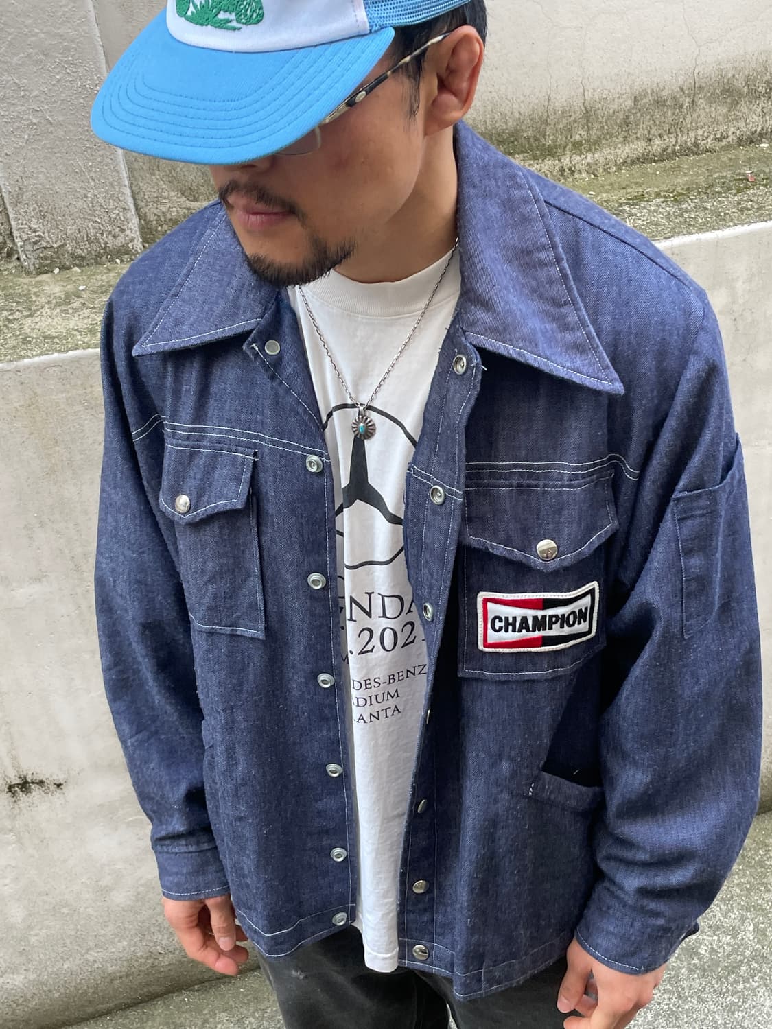 70s Champion Spark plug Official Denim 상품이미지6