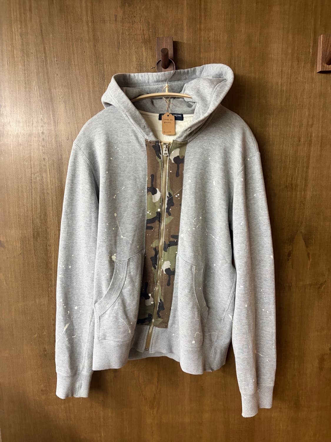 Comme des garcons homme 페인티드 후드집업 M 상품이미지2