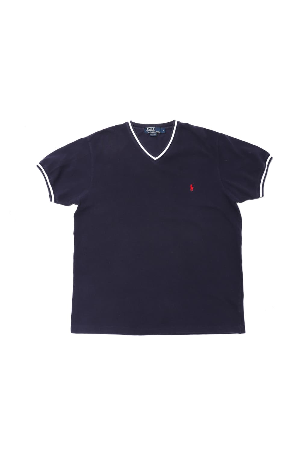 POLO RALPH ALUREN V넥 코튼 티셔츠 size M 상품이미지1