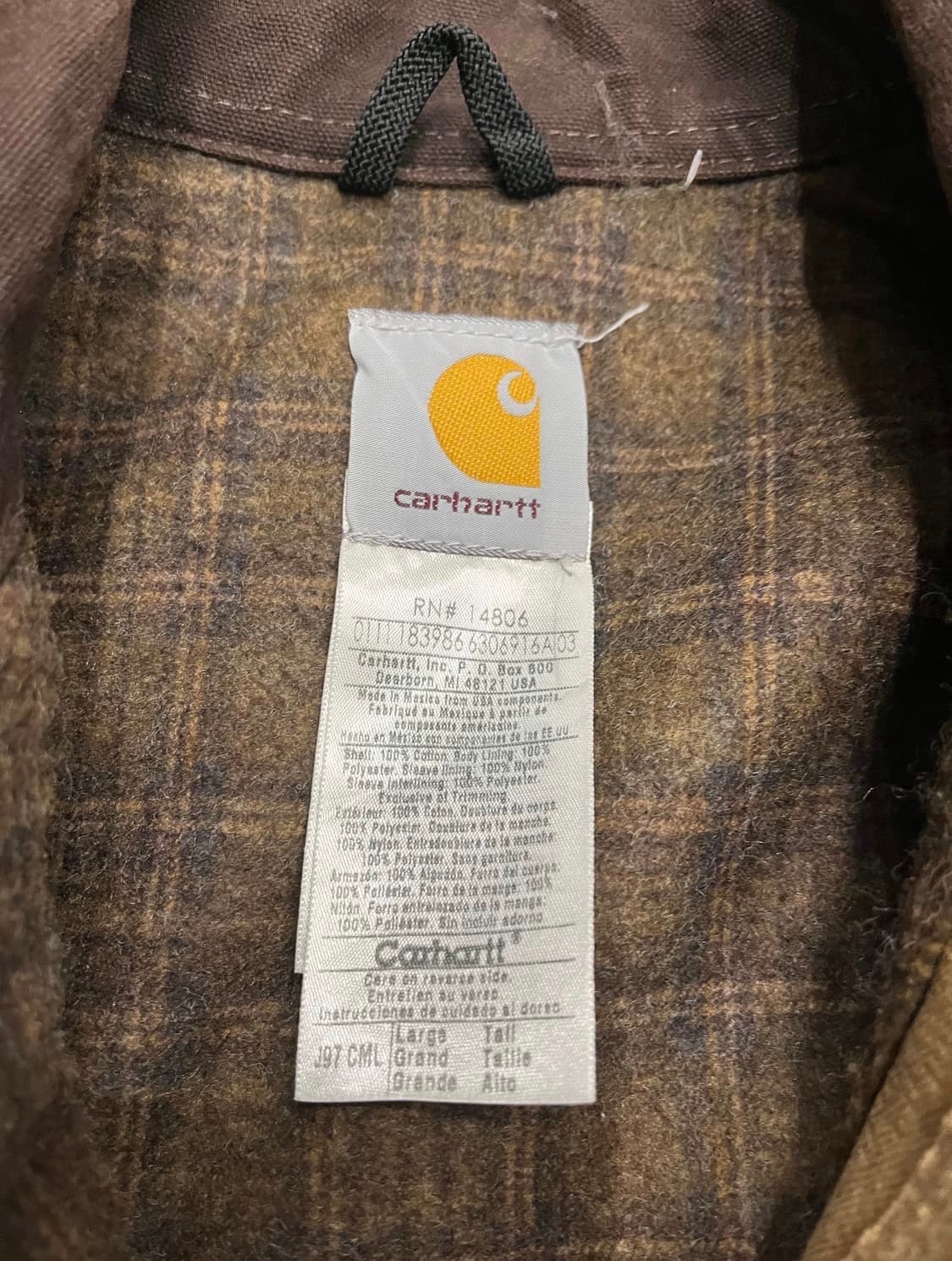 칼하트 디트로이트 자켓 j97 cml 워크자켓 상품이미지4