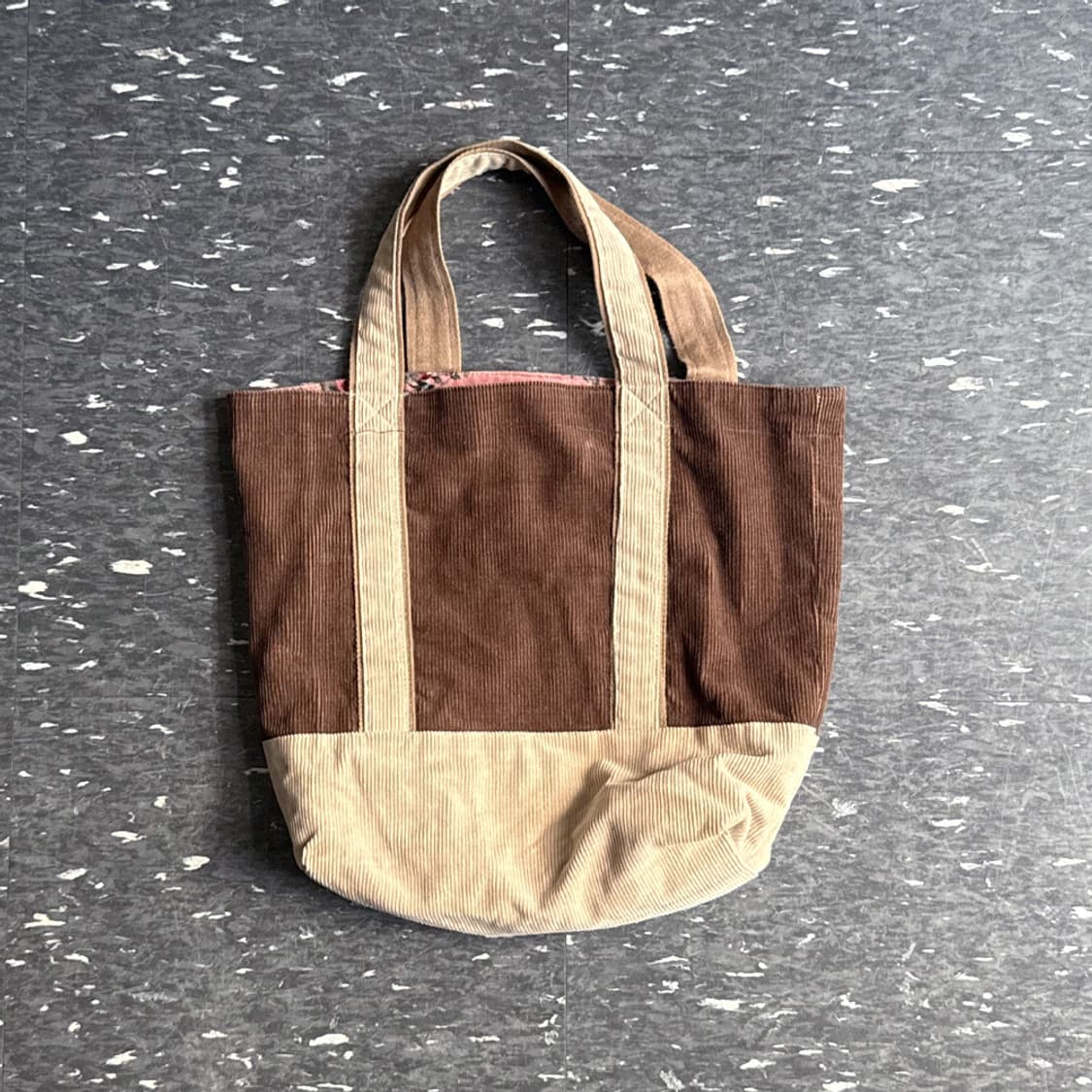 브라운 코듀로이 토트백 (BROWN) 상품이미지1