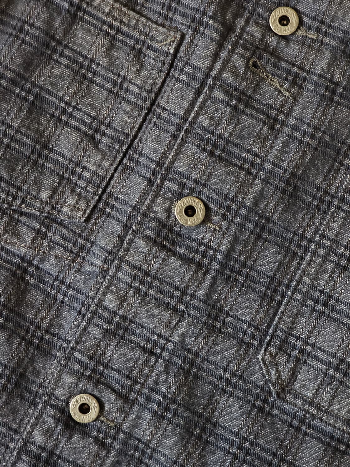 25SS RRL 플래드 자카드 데님 커버올 자켓 상품이미지4