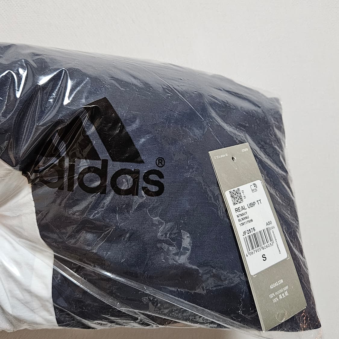(S/95) 아디다스 레알마드리드 옵시디언 블루 윈드브레이커 바람막이 상품이미지5
