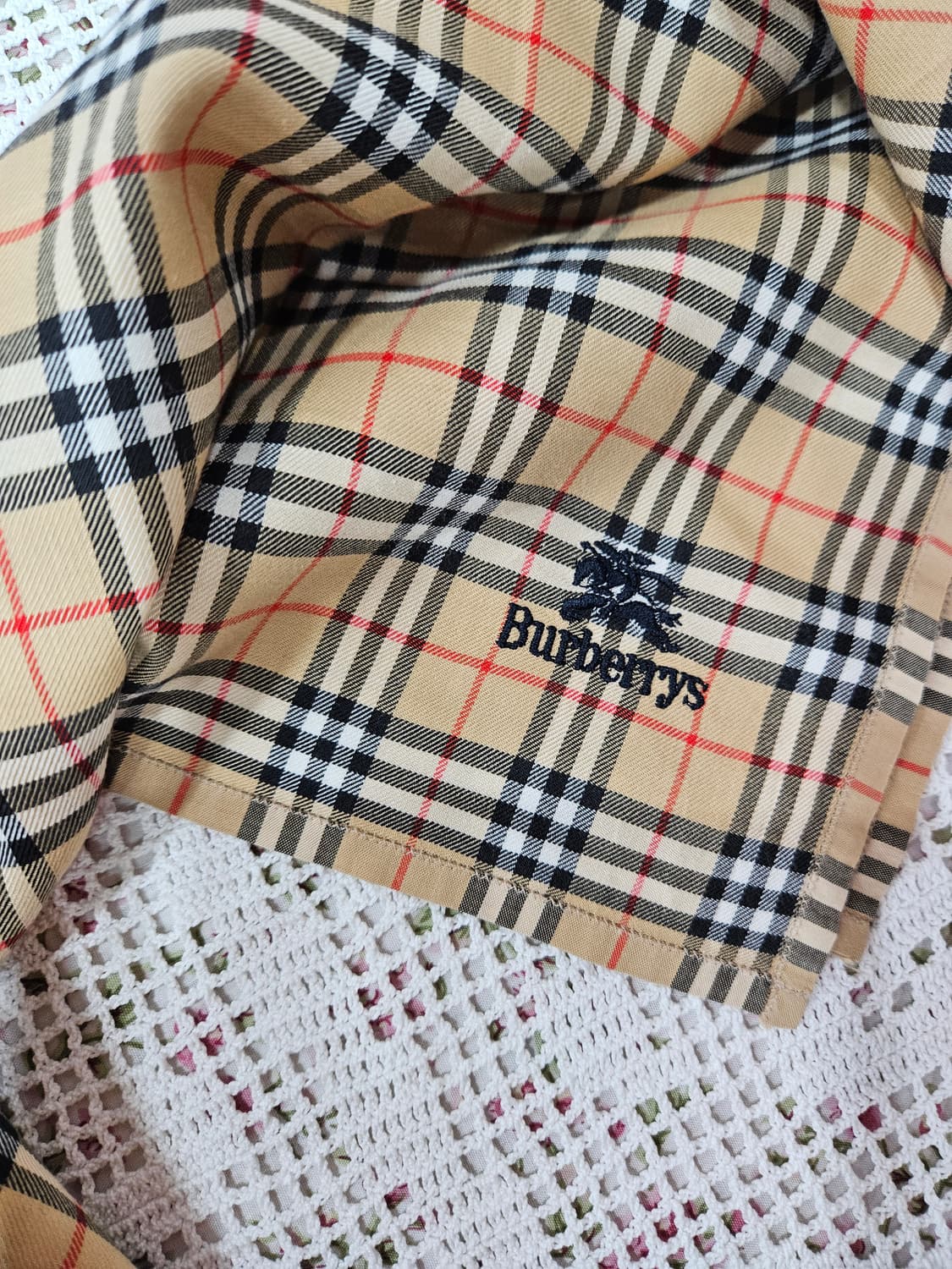 버버리(Burberrys) 클래식 노바체크 손수건 상품이미지5