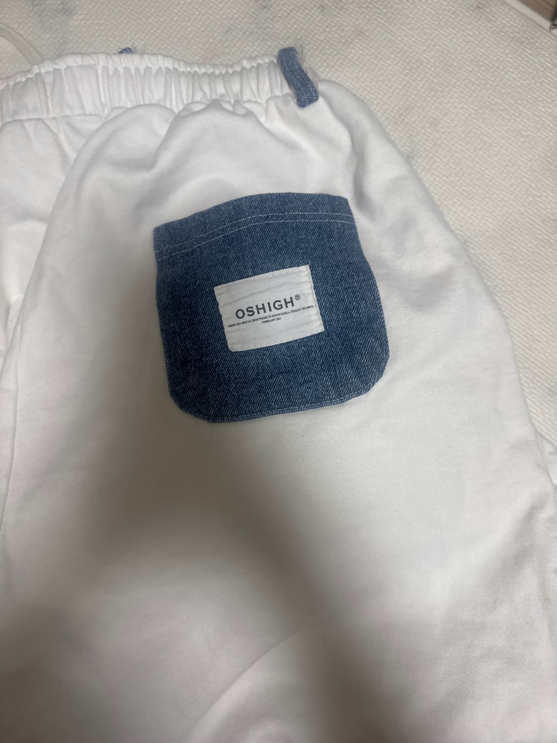 앞프린팅 팬츠 상품이미지2