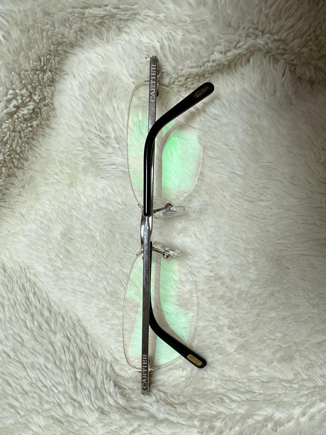 까르띠에 티타늄 무테 안경 상품이미지2