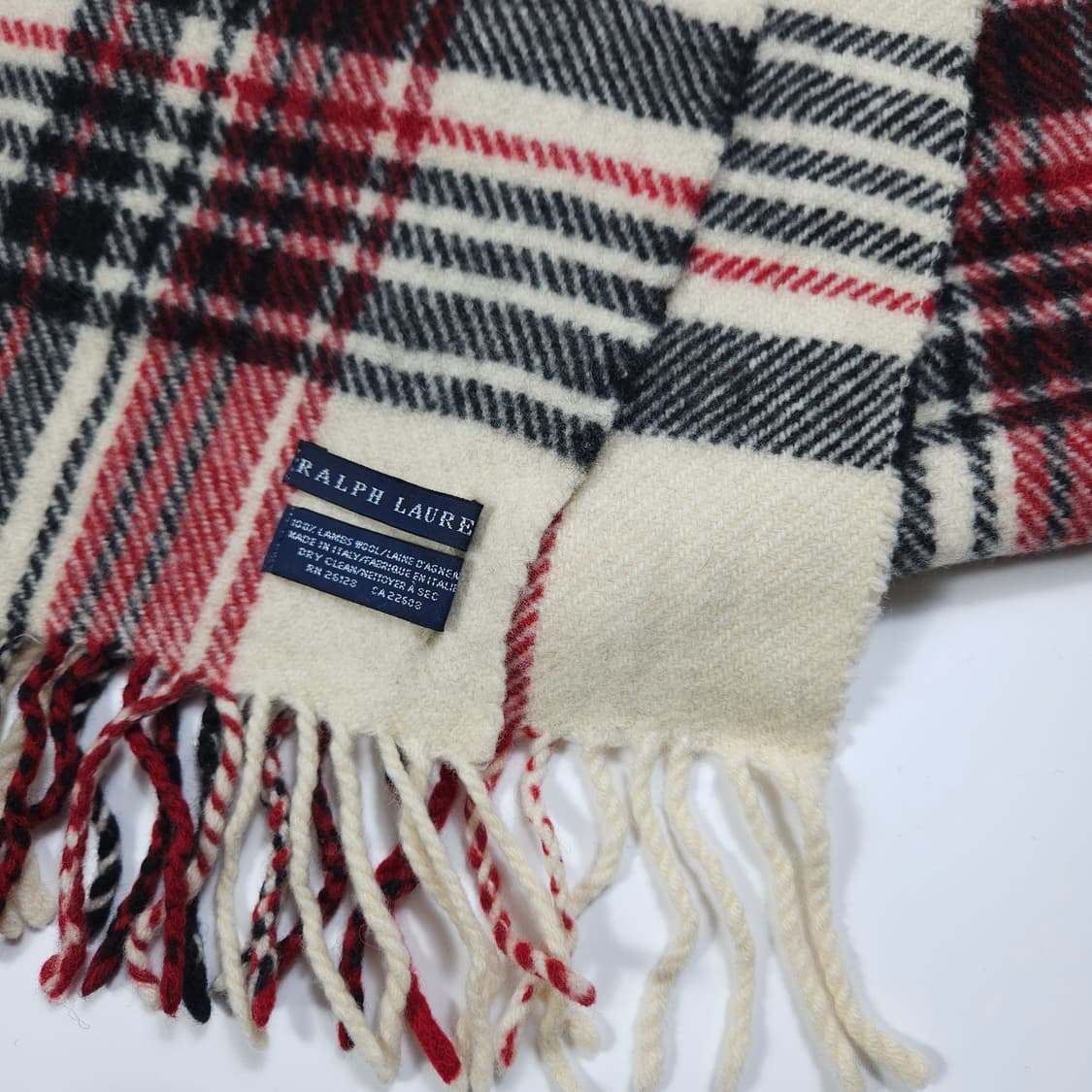 폴로 랄프로렌 체크 머플러 상품이미지2