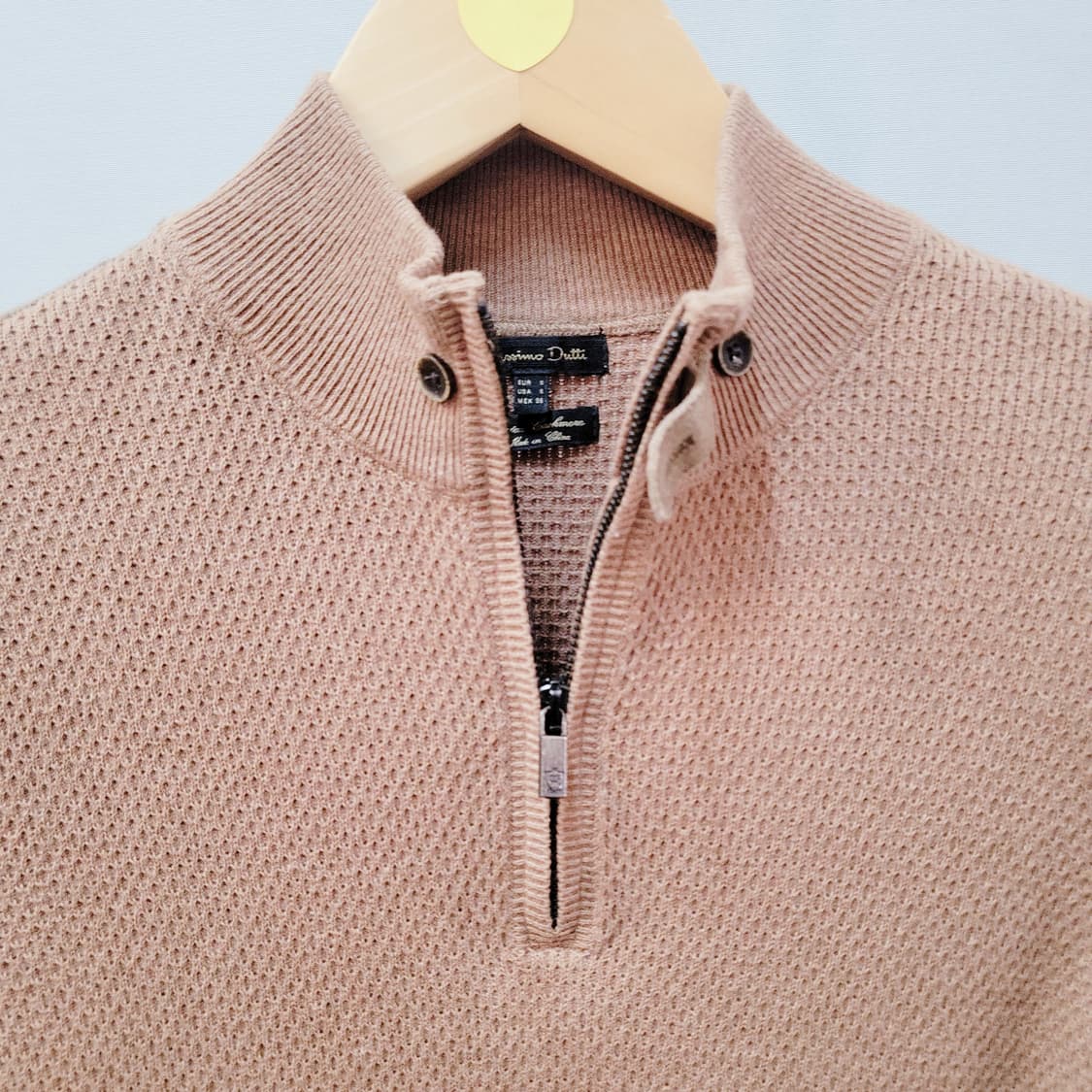 S) 마시모두띠 반집업 니트티  상품이미지4